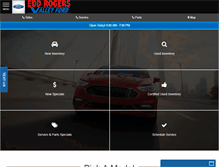 Tablet Screenshot of eddrogersvalleyford.com